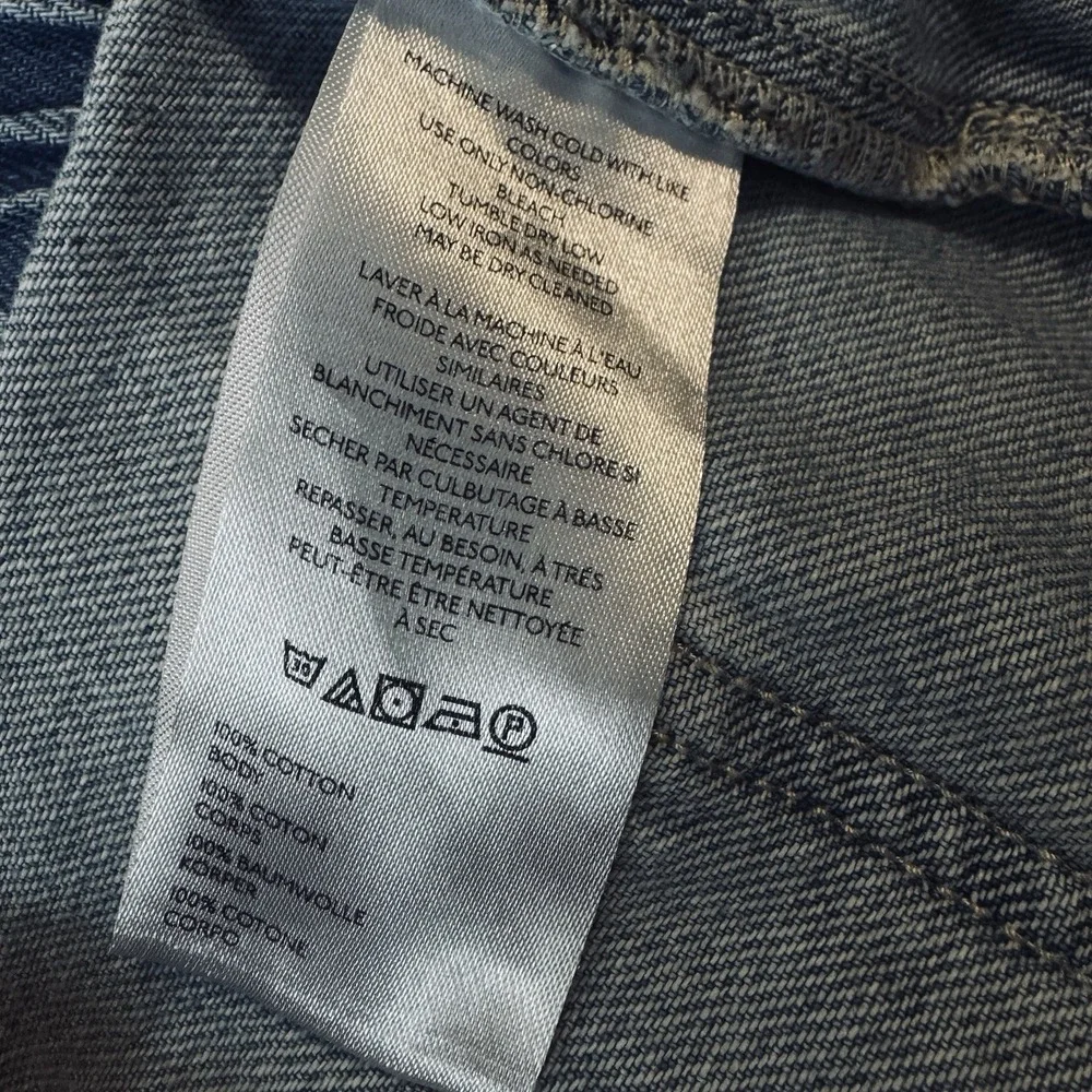 We‎ The Free Jumpsuit Size Medium Blue Denim Coveralls Short Sleeve Pockets